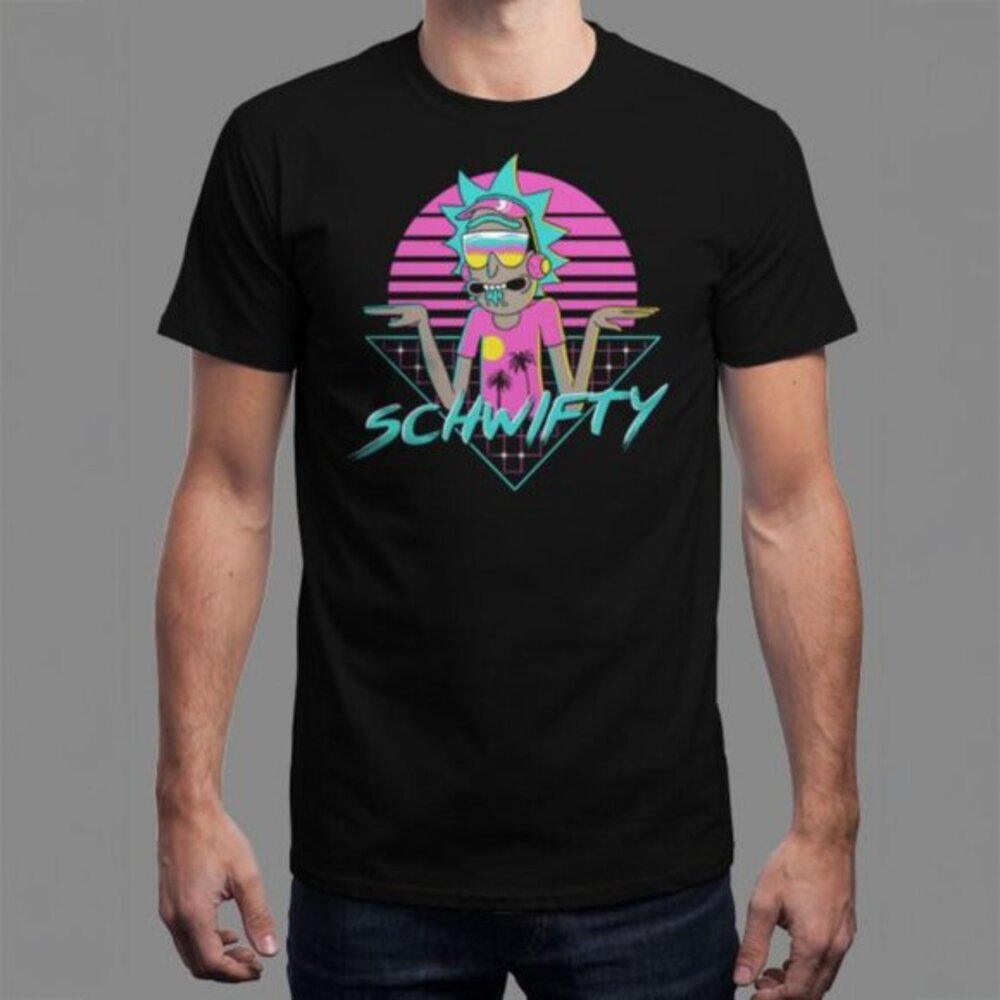 Rick and Morty Rad Schwifty Tee - sz Large
